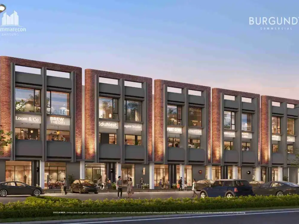 Cluster Ruko Burgundy Summarecon Bandung