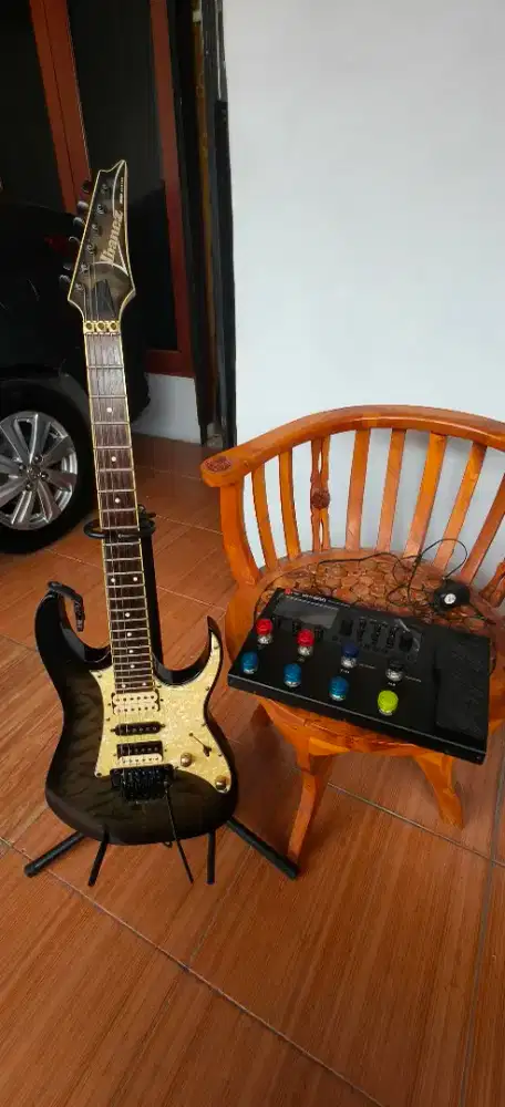 Ibanez rg350QMZ valeton GP 200