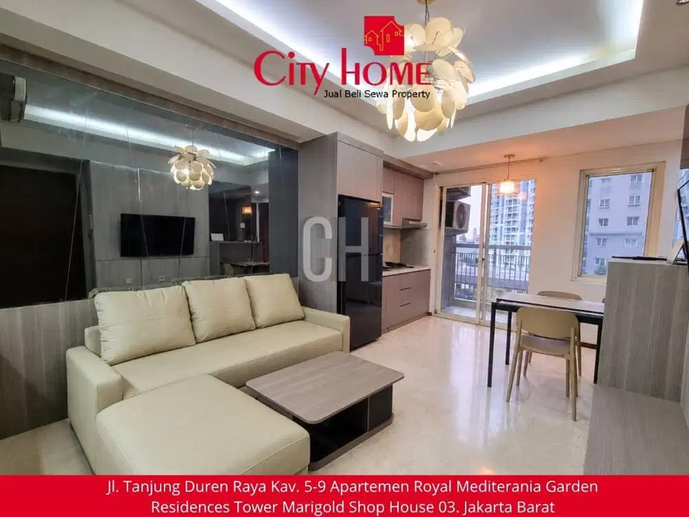 Sewa Apartemen Furnished di Royal Mediterania Garden Residences