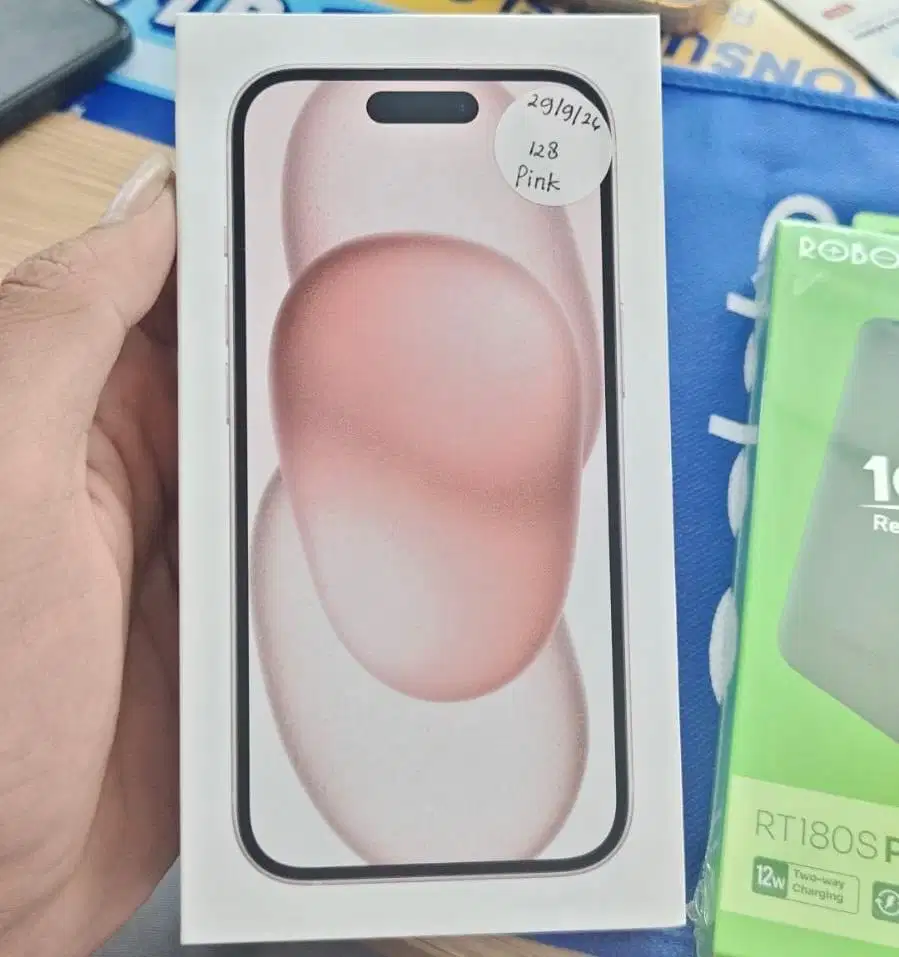 IPHONE 15 128GB WARNA PINK