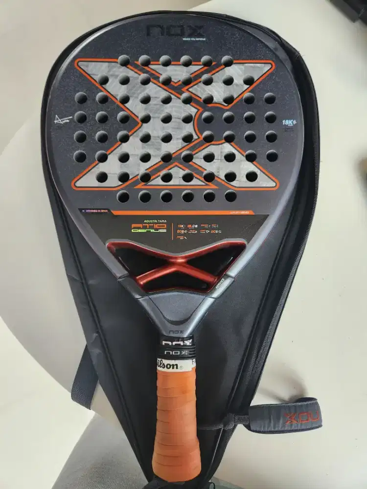 Jual Raket Padel NOX AT10 Genius 18K Agustin Tapia 2025 Teardrop