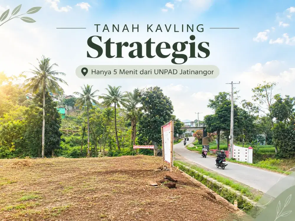 Tanah Kavling Dekat Unpad Jatinangor, Dekat Tol Cileunyi