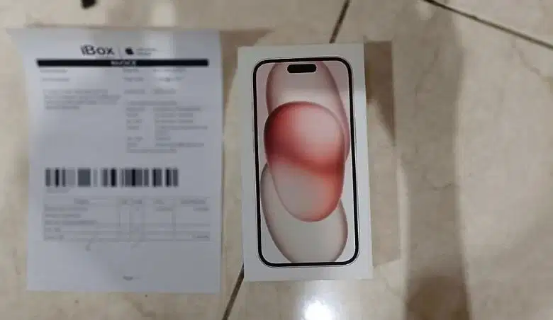 NEW IPHONE 15 pink IBOX