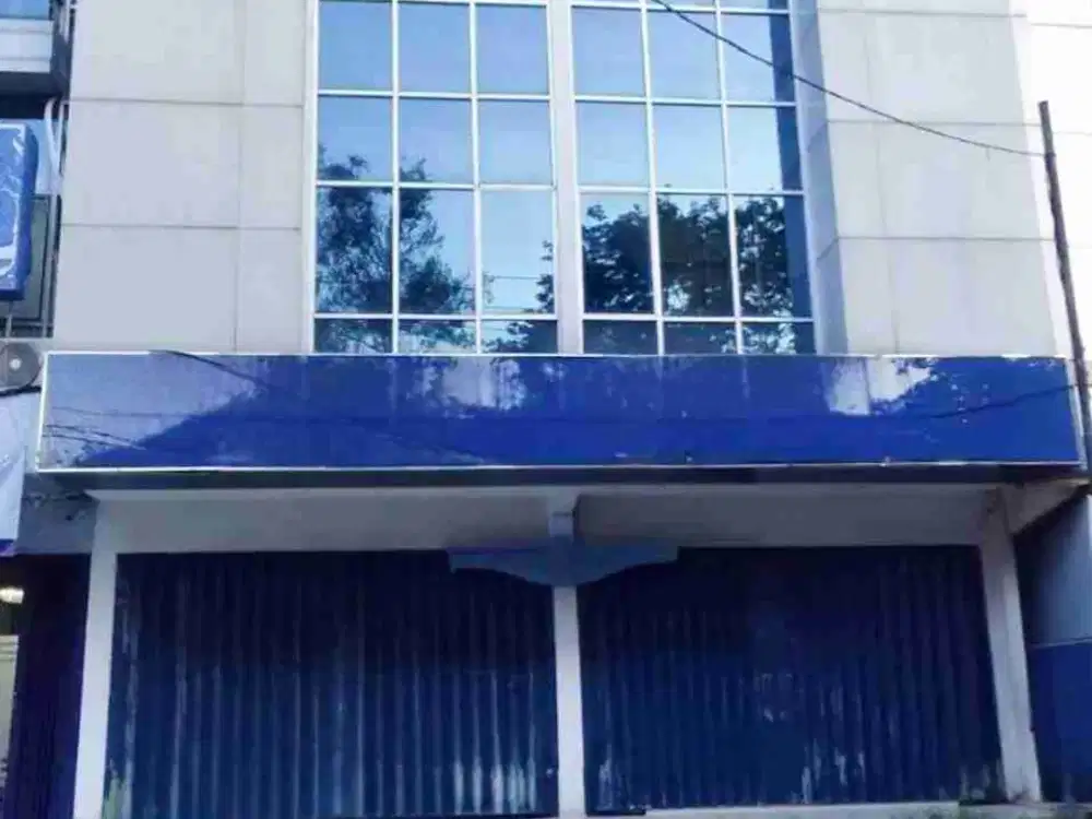 Dijual / Disewakan 2 Ruko Jejer Jadi Satu 4Lt Pinggir Jalan Raya Jemursari
