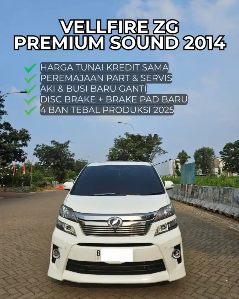 Toyota Vellfire ZG Premium Sound 2014 CBU