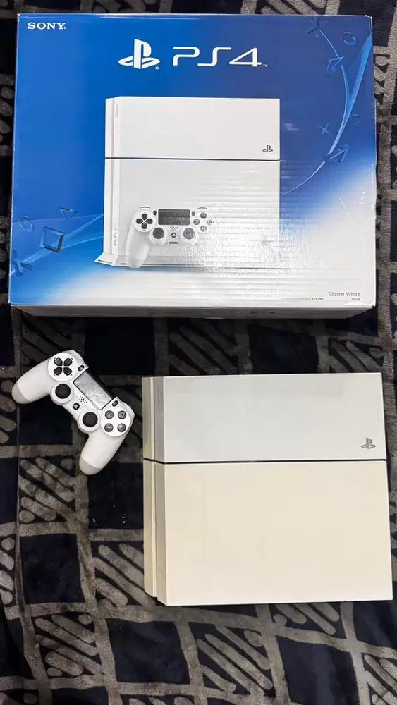 PS4 FAT 500GB Glacier White Mulus Free Stick 1 Online