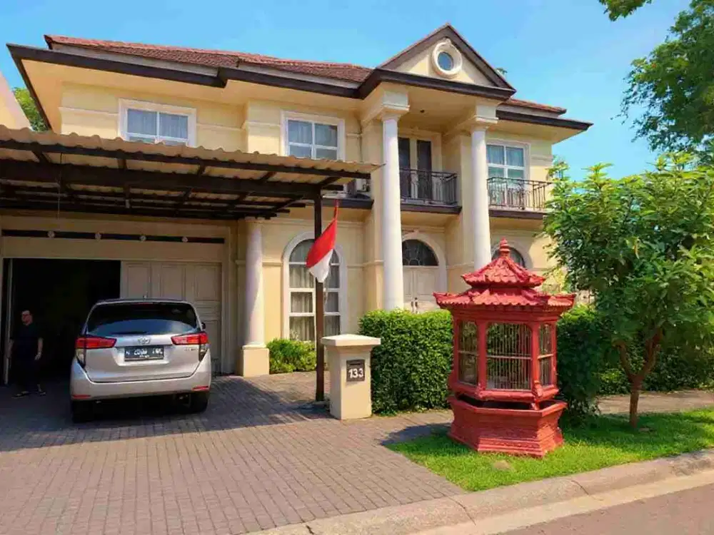 Dijual Rumah Hook Di Founteinebleu Golf Residence Ful Furnished Lt 560m2 Bsd Serpong Tangerang Selatan