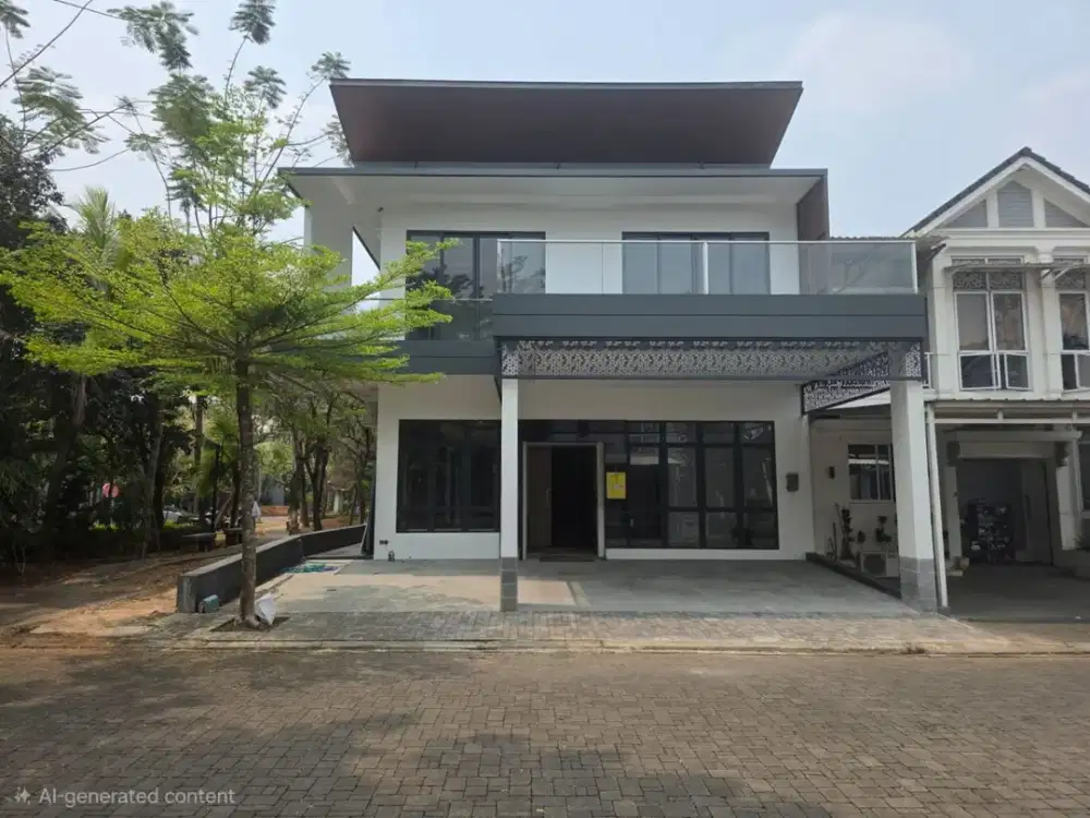 Rumah Full Furnished Bangunan Mandiri Cluster Whitsand Greenwich Park BSD