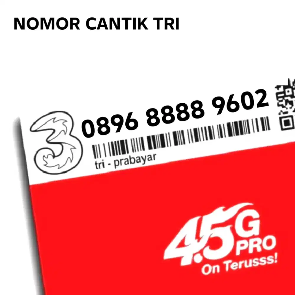 nomor cantik tri mudah di hafal