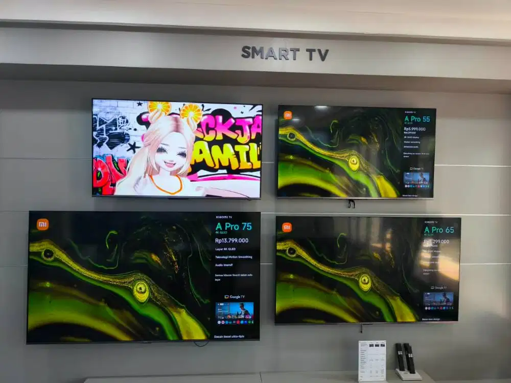 XIAOMI TV A PRO 32 43 55 65 & 75 (BARU, SEGEL, GARANSI RESMI)