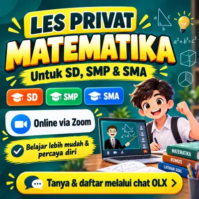 LES PRIVAT MATEMATIKA SD SMP SMA - ONLINE