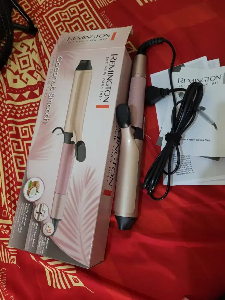 Remington Pengeriting Rambut Coconut Smooth Curling Tong C15901