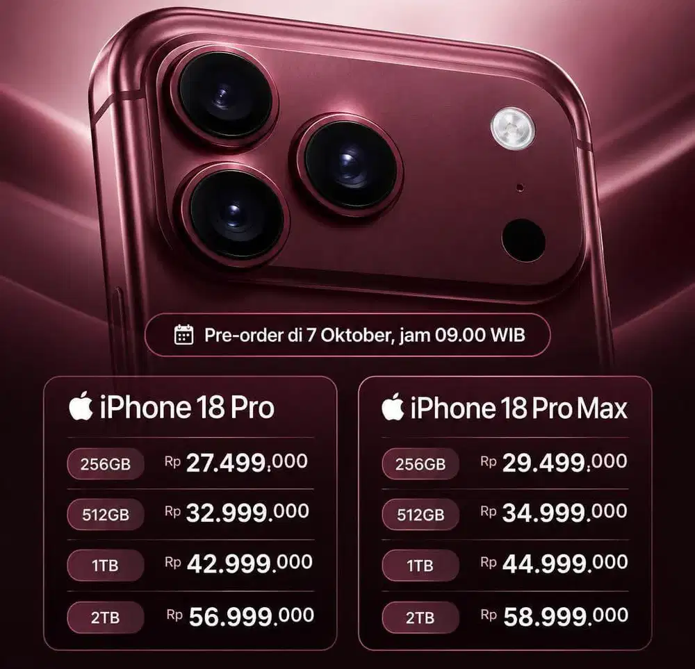 PO IPHONE 18 cicilan 0%