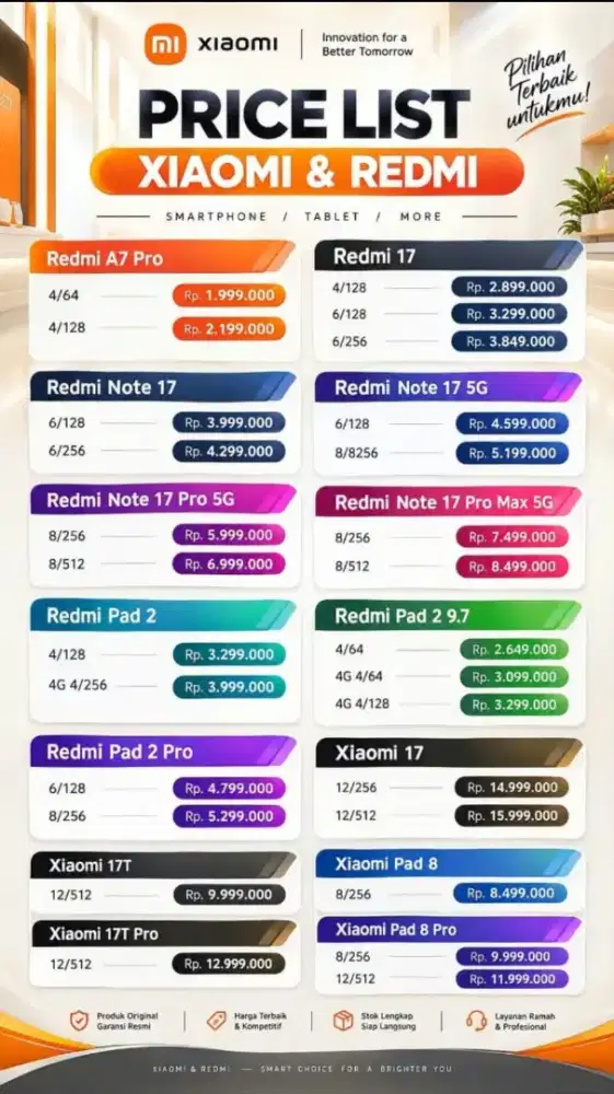 Promo Redmi Note 17 Series