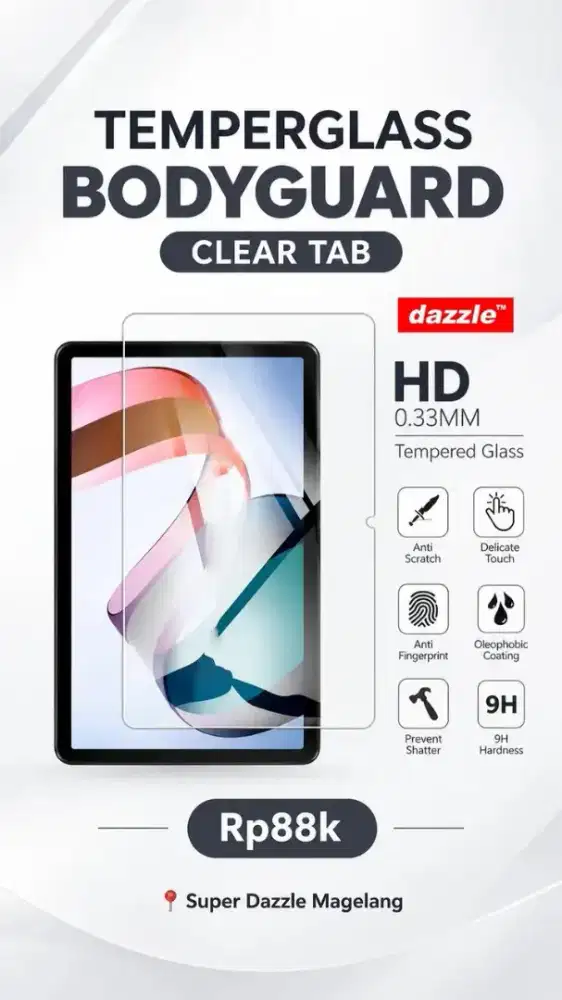 Temperglass Bodyguard Clear Tab