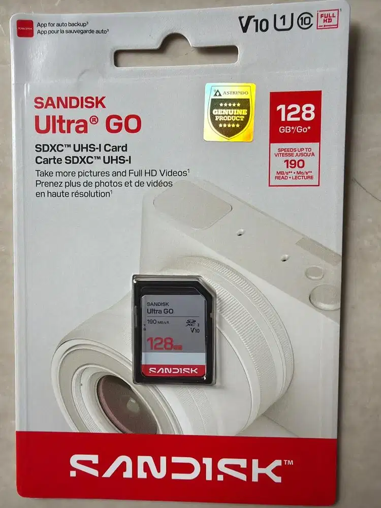 SD Card SANDISK SDXC Ultra 128GB UHS-I Card