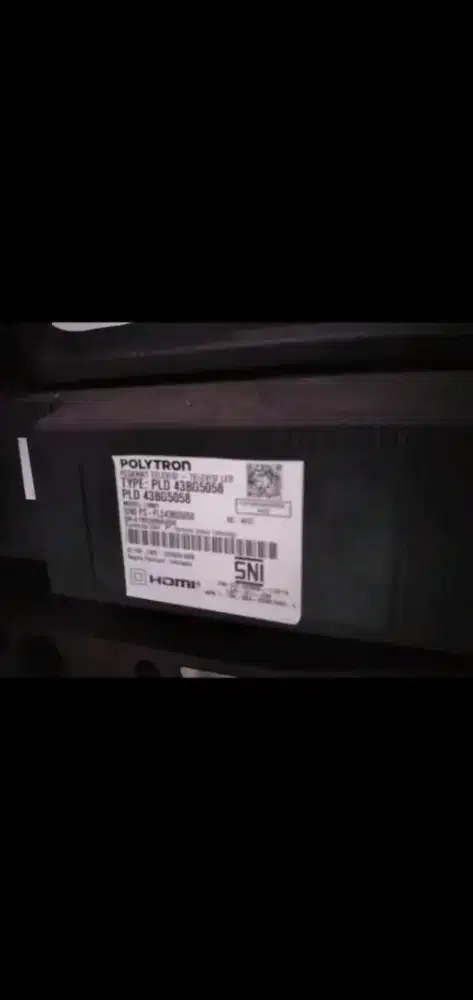 Tv Polytron 43 inch smart android