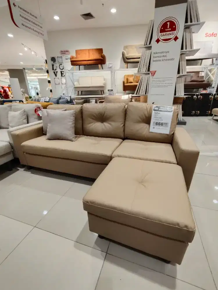 SOFA KULIT L PROMO
