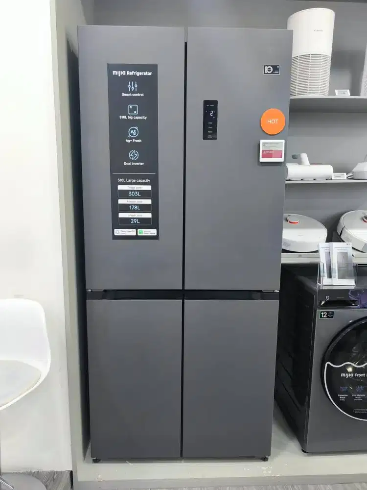 MIJIA REFRIGERATOR CROSS DOOR 510L (BARU,GARANSI RESMI 10TAHUN FREEONG
