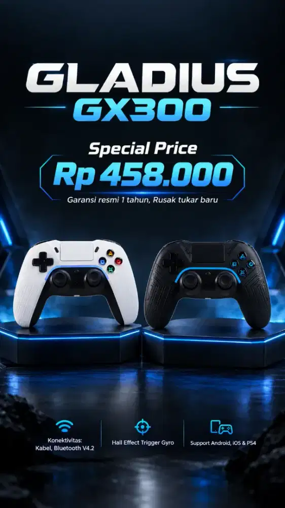 Gamepad bluetooh rexus Gladius GX300