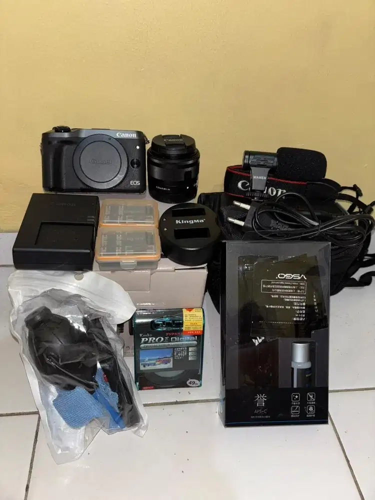 Canon EOS M6 Fullset Aksesoris