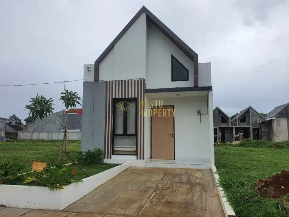 Rumah Scandinavian Style 600 Jutaan di Sukahati Cibinong