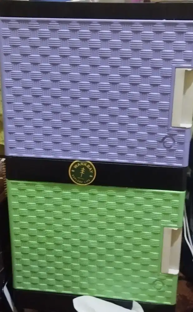 Lemari plastik 2 pintu