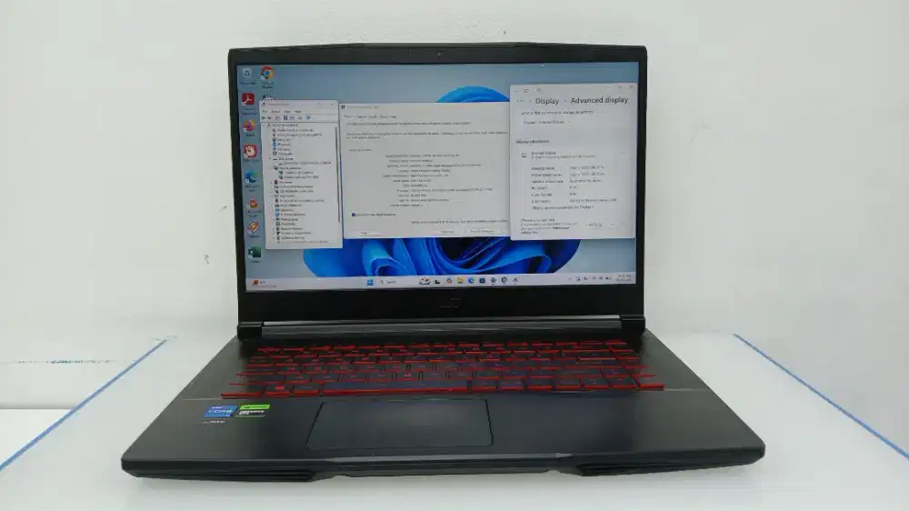 Msi gf63 11ucx intel core i5-11260H RTX2050 8/512