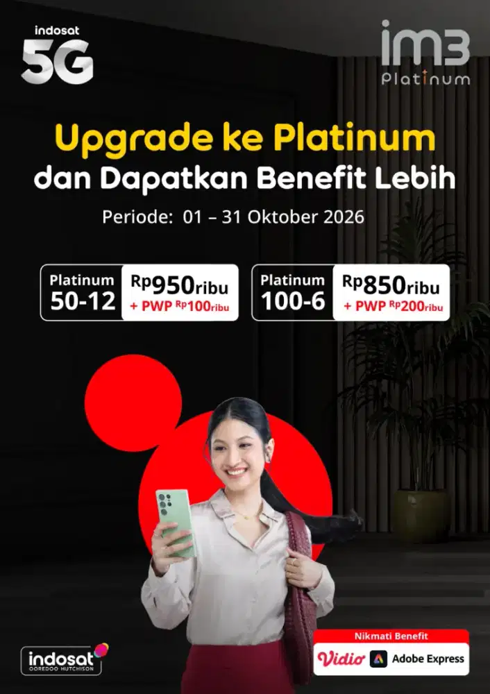 Iphone 15 128 promo cicilan tanpa dp + kuota indosat platinum