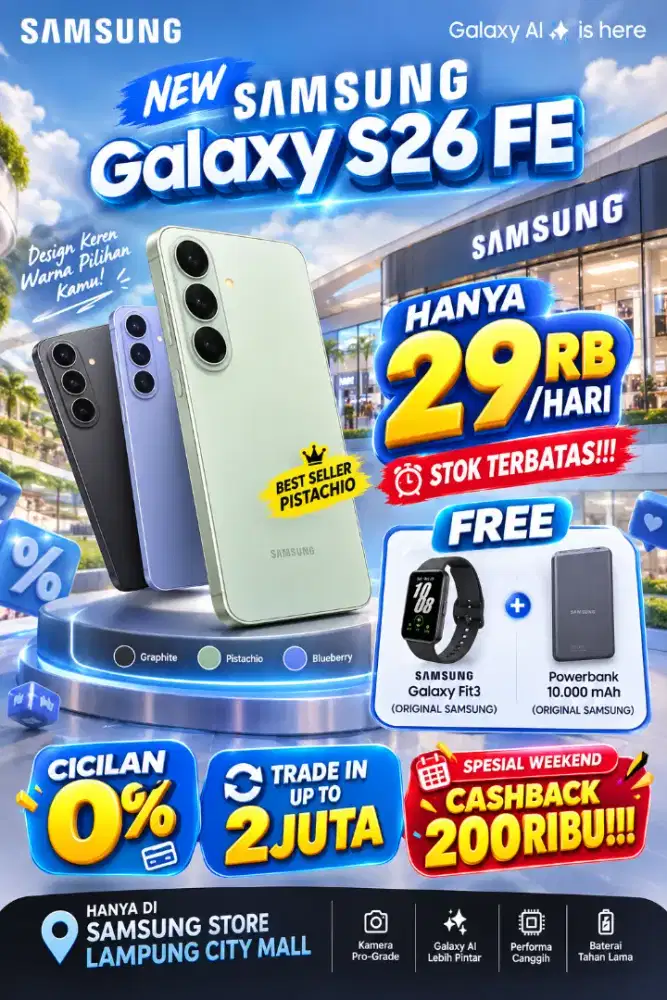 NEW SAMSUNG GALAXY S26 FE