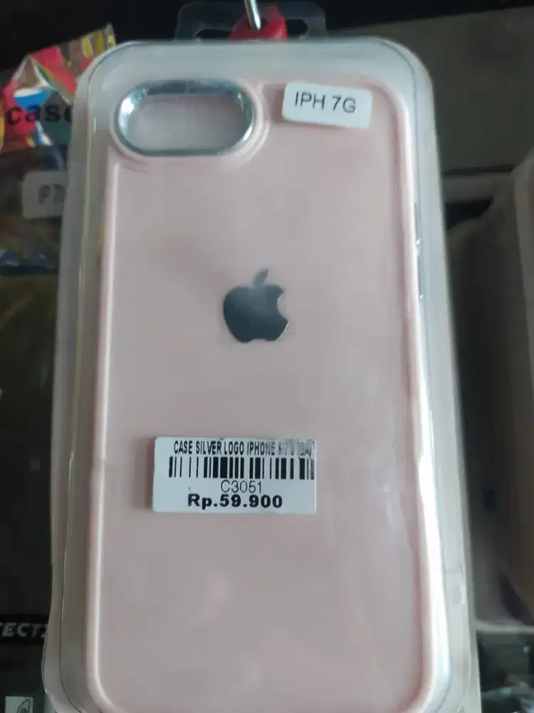 CASE SILVER LOGO IPHONE 6/7/8