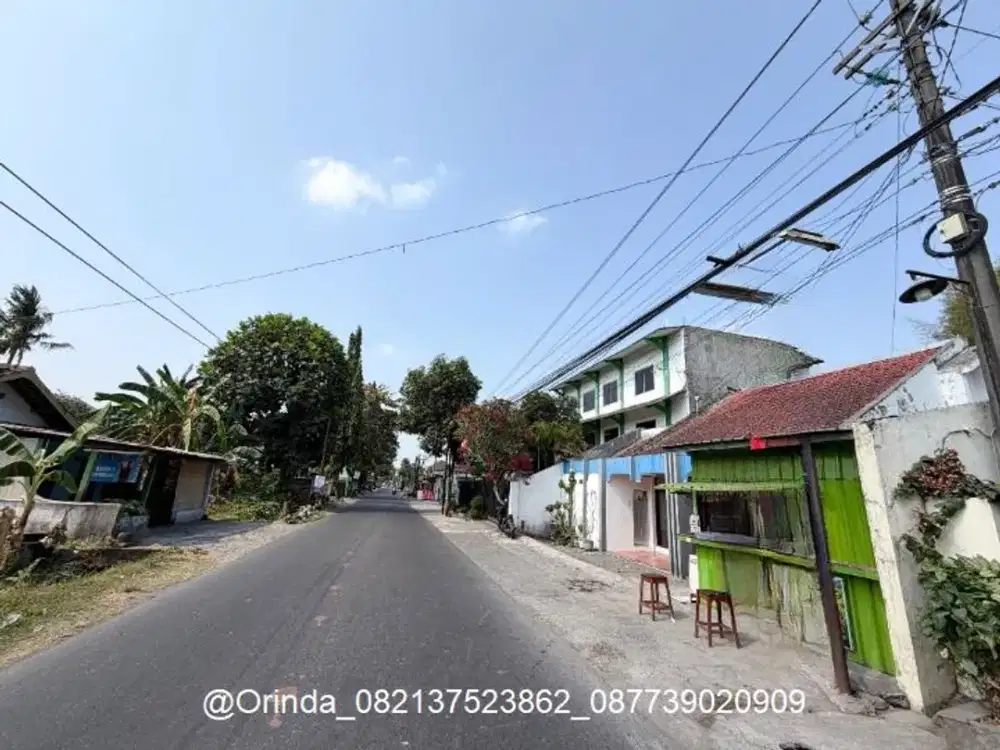 LT 825 LB500 LD14 TEPI JALAN MAGUWOHARJO TANAH HOMESTAY RUMAH DEKAT RINGROAD, SETURAN BABARSARI, SAMBILEGI, TAJEM, JANTI COCOK USAHA, KANTOR, GUDANG