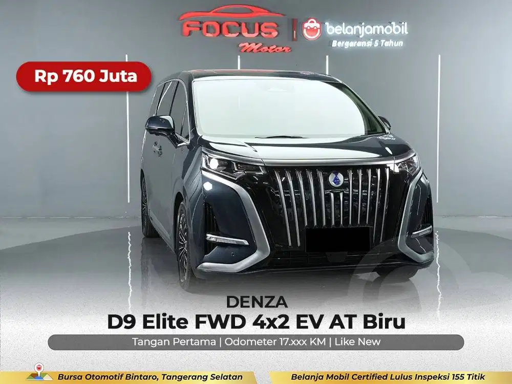 [ GARANSI 5THN ] Denza D9 D 9 Elite FWD 4x2 EV AT 2024/2025/2026