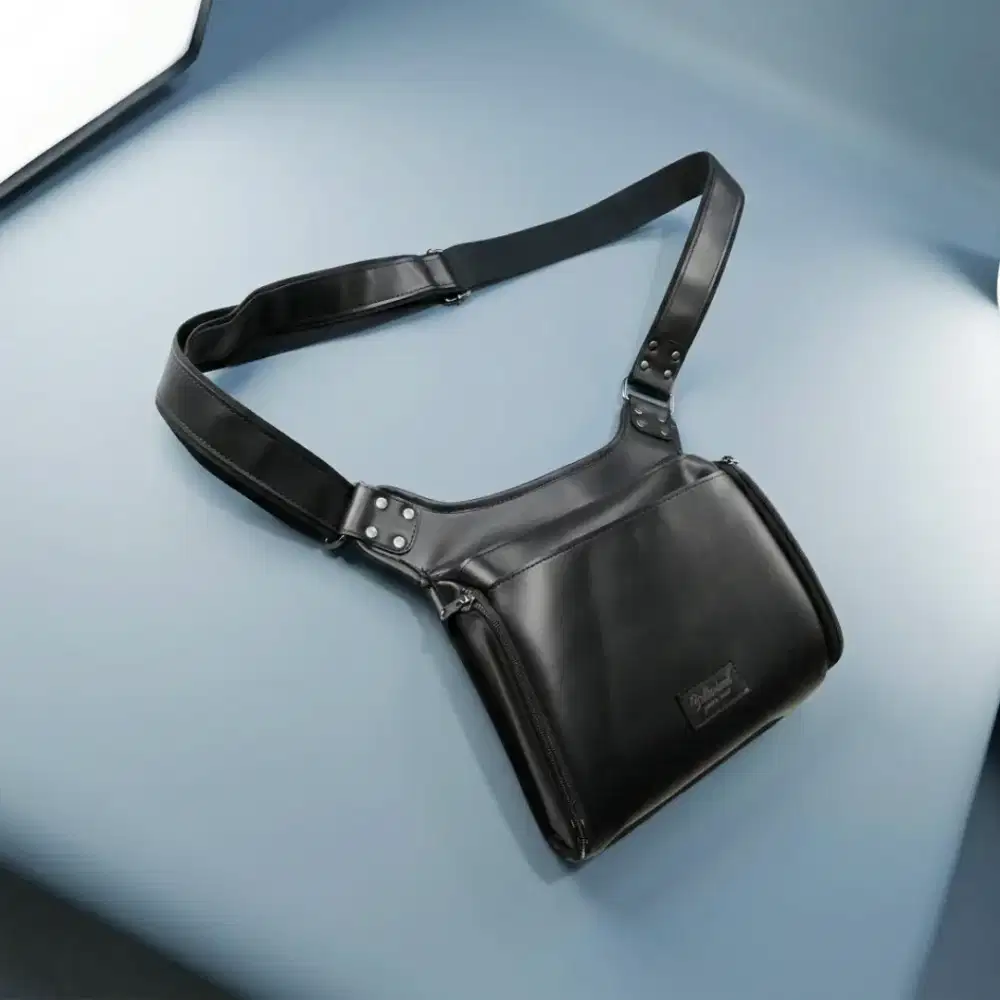 Sling bag tas selempang pria wanita kulit sapi asli