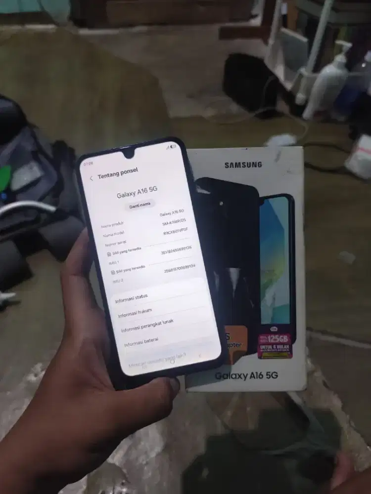 SAMSUNG A16 5G 8/256 FULLSET. NO MINUS, MULUS,