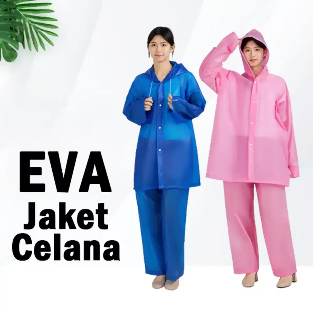 Jas Hujan Setelan EVA Dewasa Pria Wanita