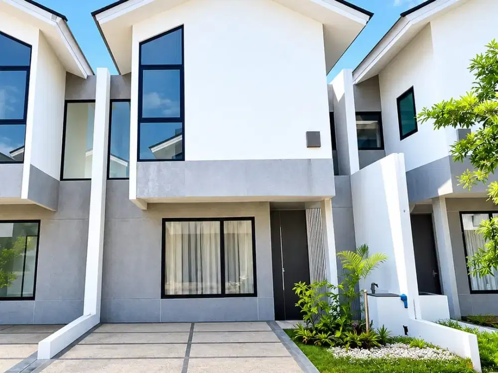 DIJUAL RUMAH MODERN FLORISTA GARDEN CLUSTER BREVA KM 7 PALEMBANG