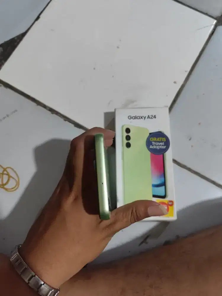 SAMSUNG A24. 8/128 FULLSET MIN PEMAKAIAN, NFC ON, 0,5 ON,