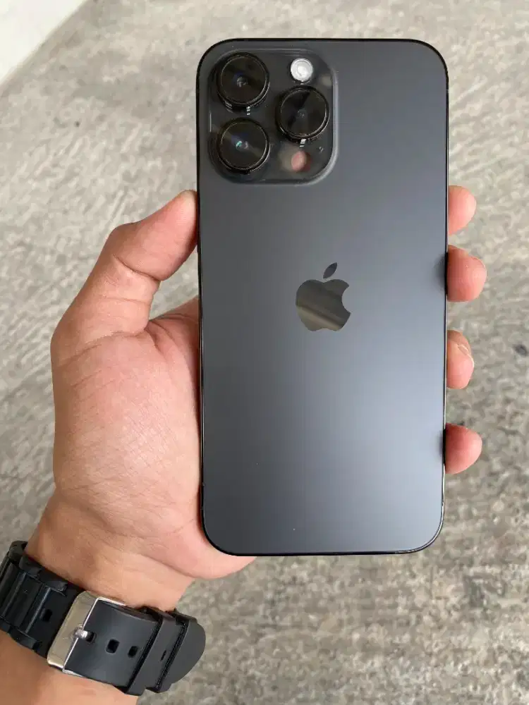 iPhone 14 ProMax 1 TB (Space Black), BH76%, Terdaftar Beacukai Resmi