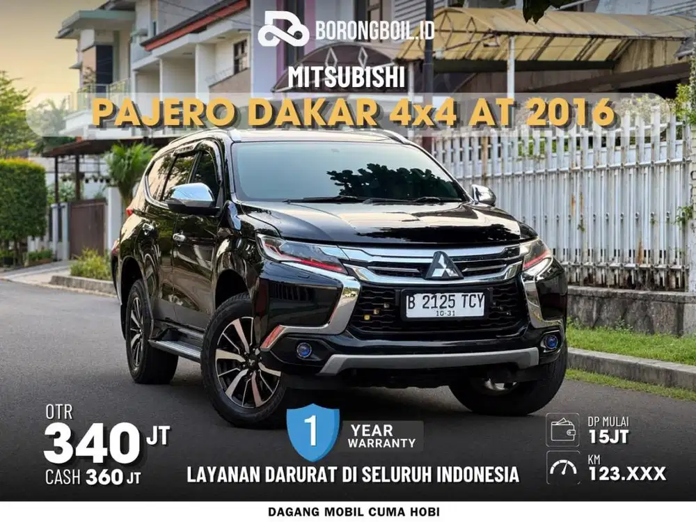FULL RECORD MITSUBISHI PAJERO DAKAR 4X4 AT 2016 DIESEL