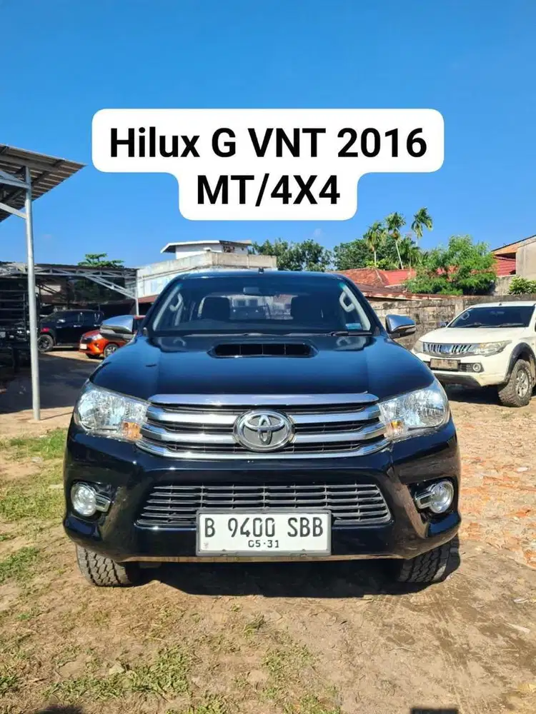 2016 Hilux Duble Cabin 4x4 M/T Diesel 2kd (Milik pribadi)