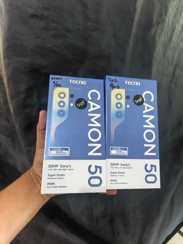 Tecno camon 50 8/256 new