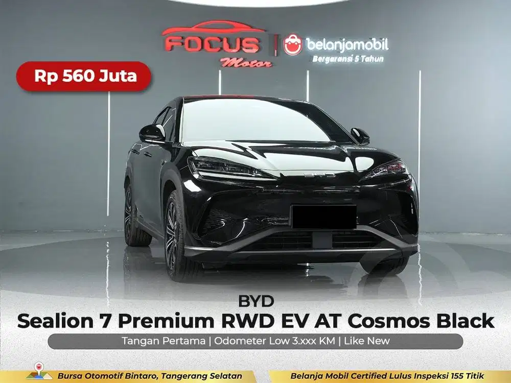 [ GARANSI 5THN KM 3RB ] BYD Sealion 7 Premium RWD EV AT 2024/2025/2026