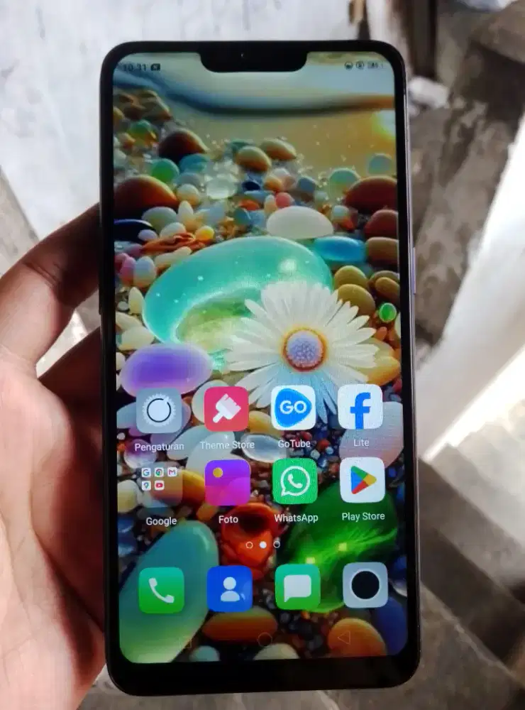 Oppo A3s 4G 6/128 layar 6.2 inchi super mulus