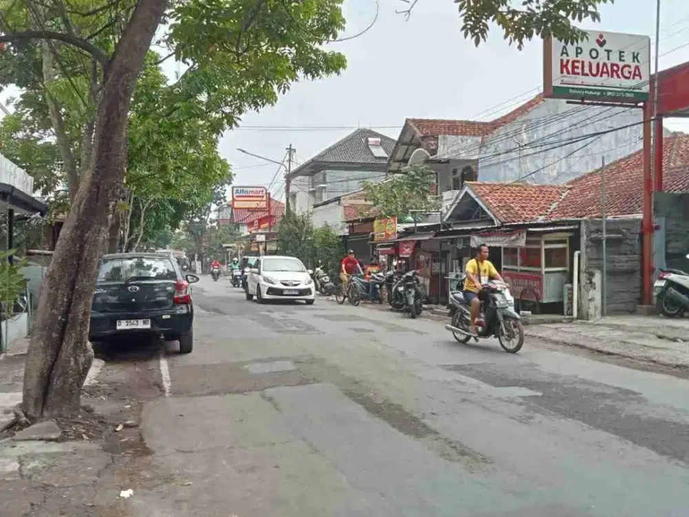 Jual Rumah usaha cocok bangun Ruko jalan raya utama tata surya margahayu raya