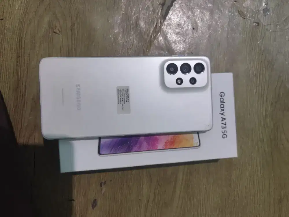 SAMSUNG A73 5G  8/256 FULLSET. NO KENDALA, NO MINUS .0,5 DAN NFC BISA.