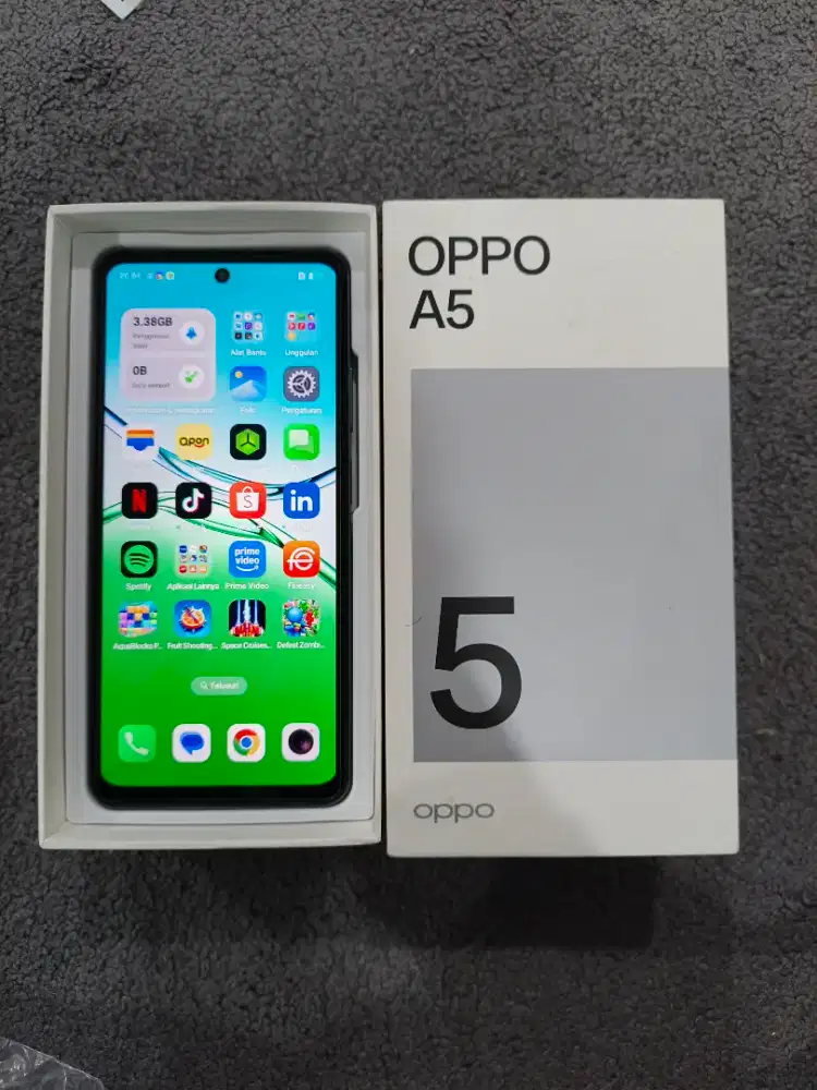 Oppo A5 8/128 fullset resmi