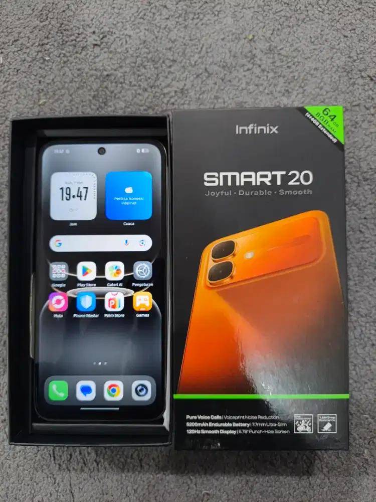 Infinix smart 20 4+4 / 128GB fullset