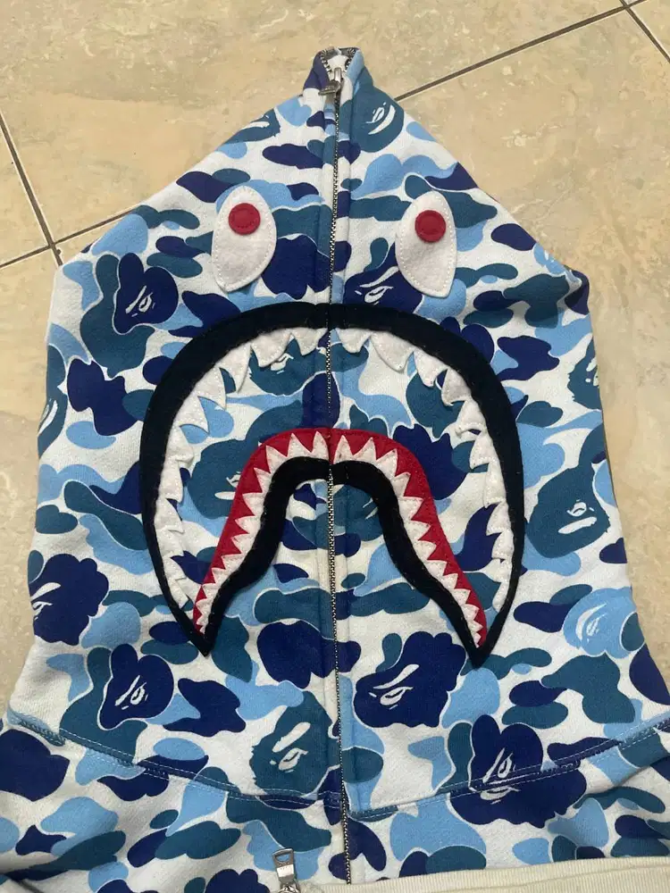 bape shark abc blue camo original