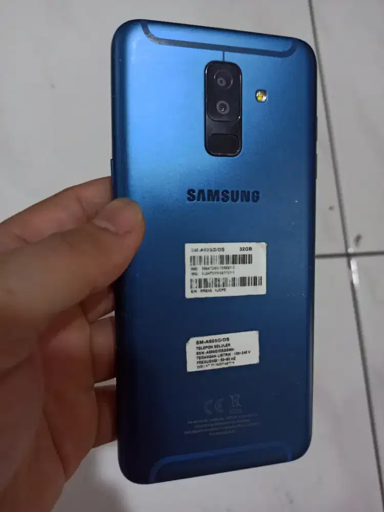 Samsung A6+Plus Super Amoled+NFC 64Gb/Ram4Gb Perfect ORI Golden ponsel
